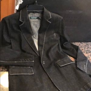 Ralph Lauren dark denim blazer